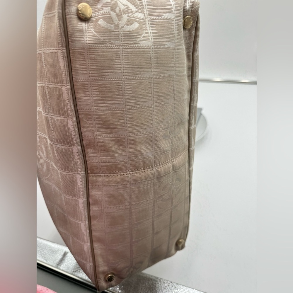 Chanel-Authentic- Travel Line Tote Bag Pink Blush - Picture 9 of 15